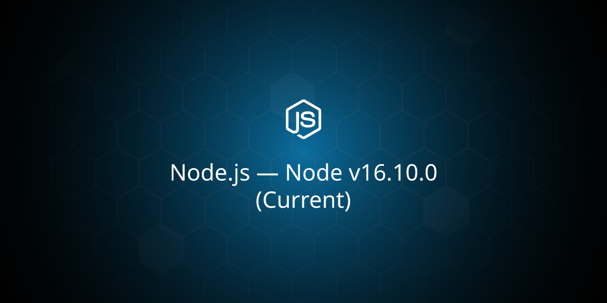 nodejs 16 16 0